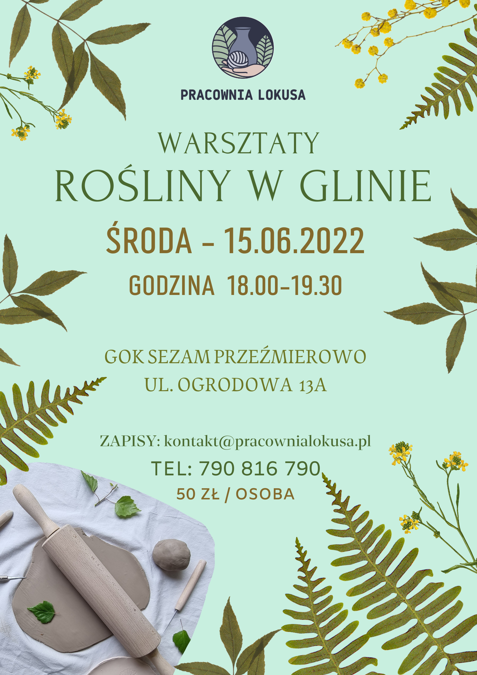 plakat warsztatów